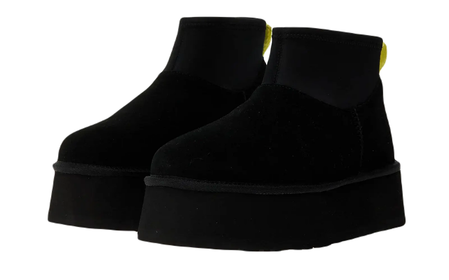 UGG Classic Mini Dipper Boot Black Yellow