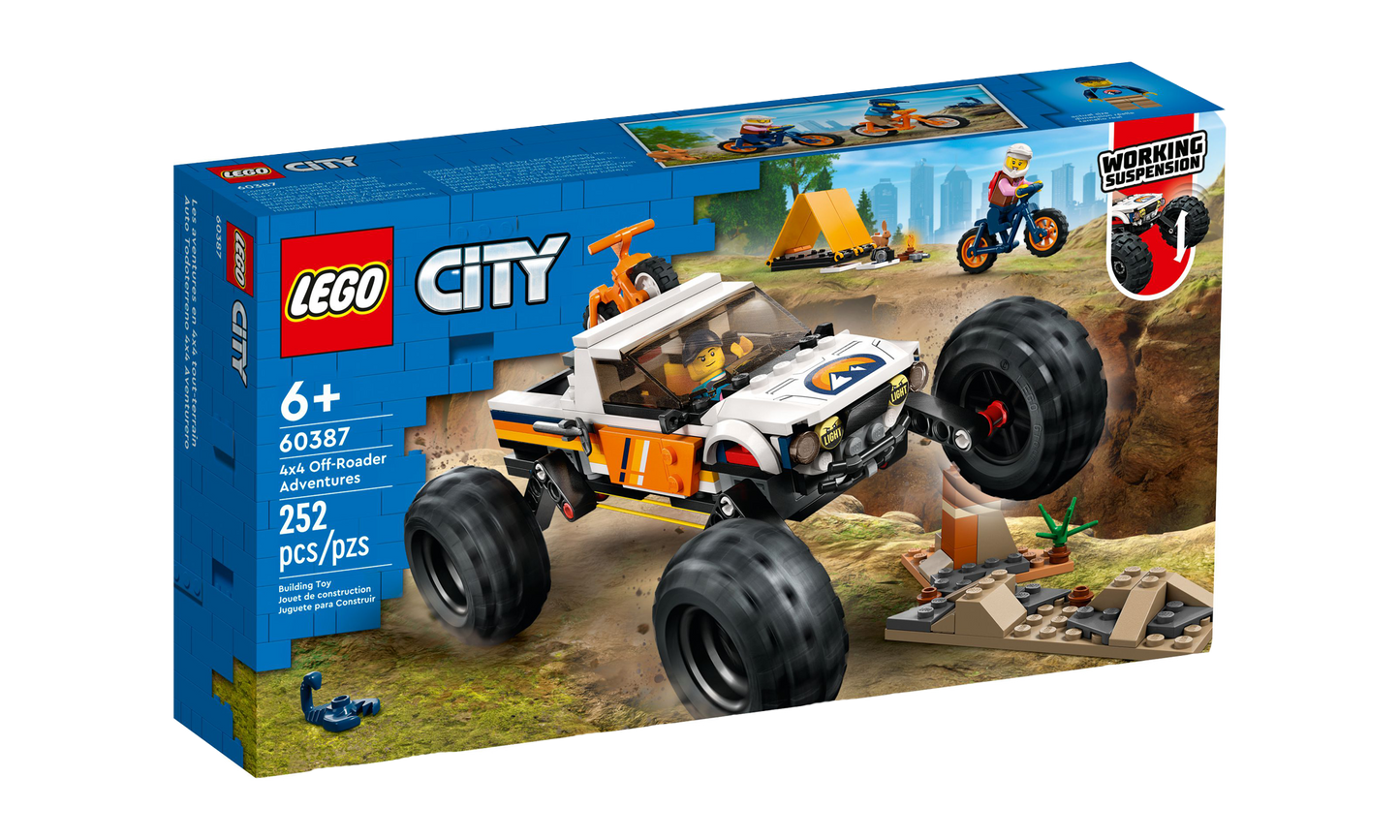 LEGO® 60387 City - Przygody samochodem terenowym z napędem 4x4