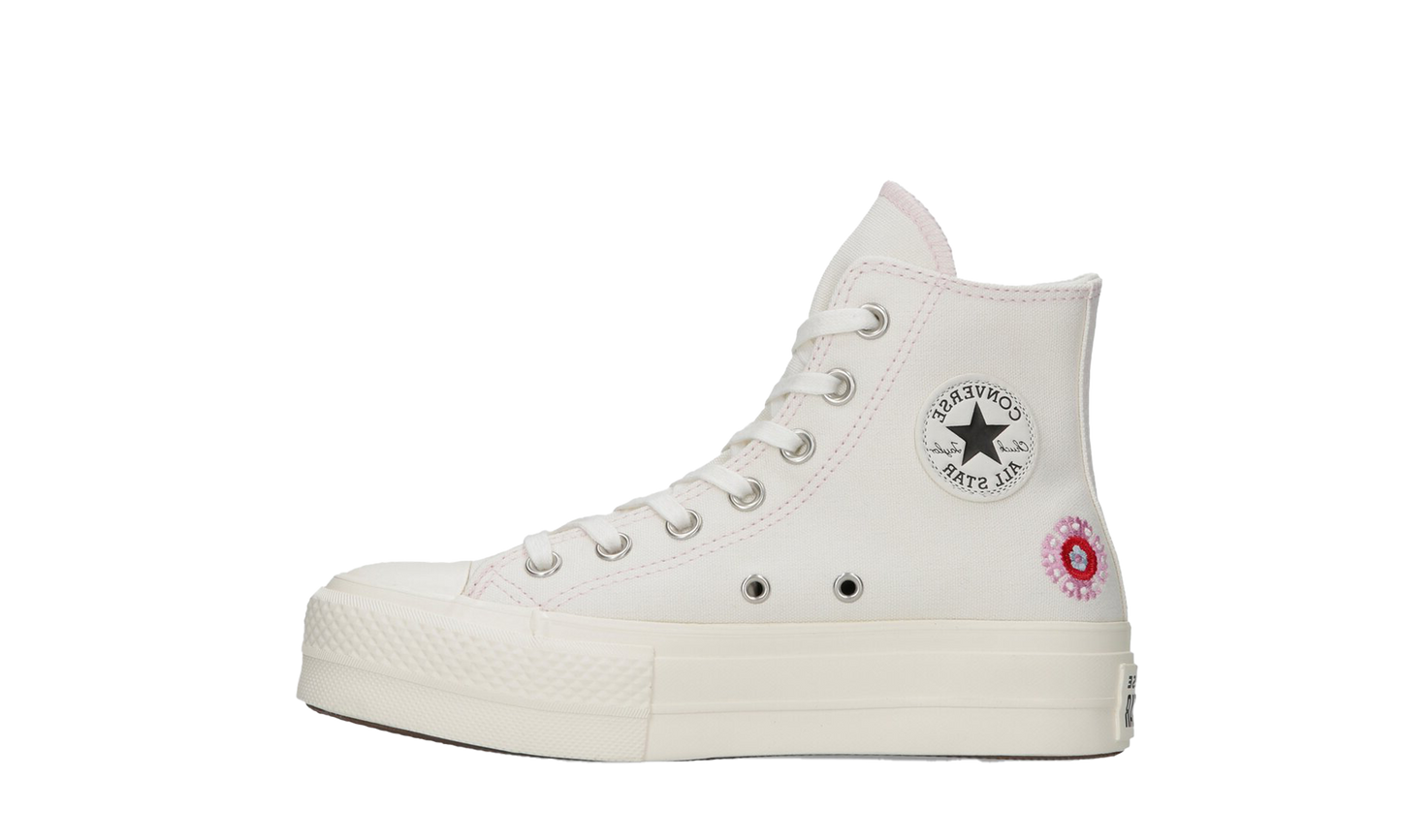 Converse Chuck Taylor All Star Hi Lift Egret Floral Embroidery (Women's)