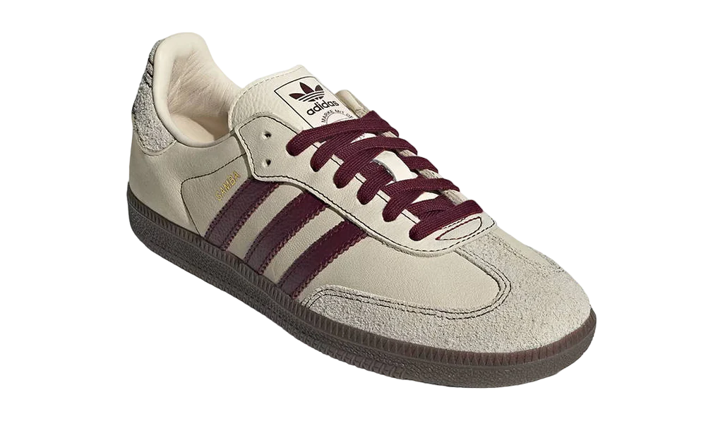 adidas Samba OG Wonder White Maroon