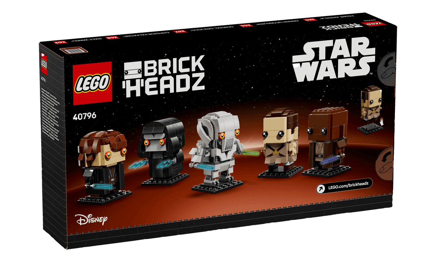 LEGO® 40796 BrickHeadz - Zemsta Sithów™ - bohaterowie i złoczyńcy