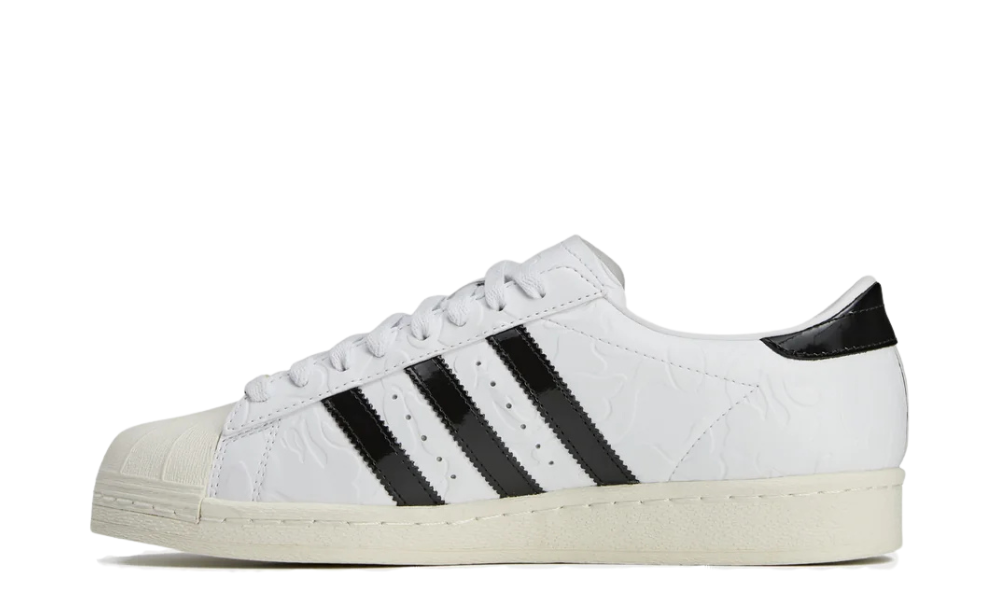 adidas Superstar Vintage Bape White Black