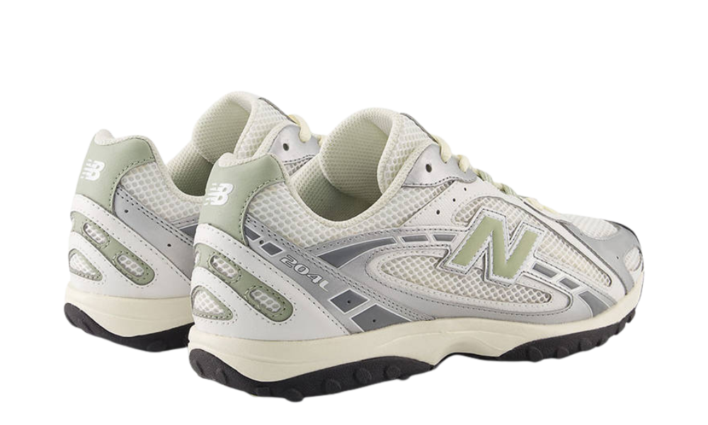 New Balance 204L Silver Metalic Green