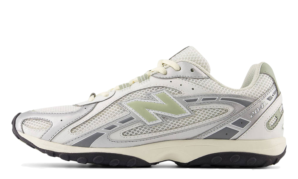 New Balance 204L Silver Metalic Green