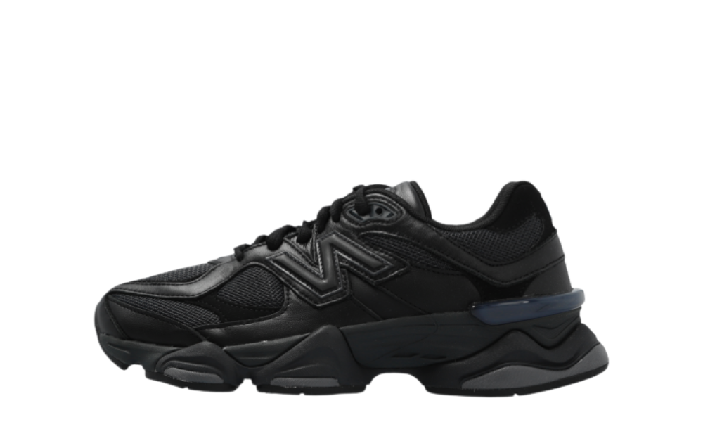 New Balance 9060 Triple Black Leather