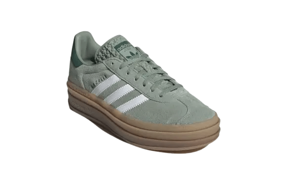 adidas Gazelle Bold Silver Green White
