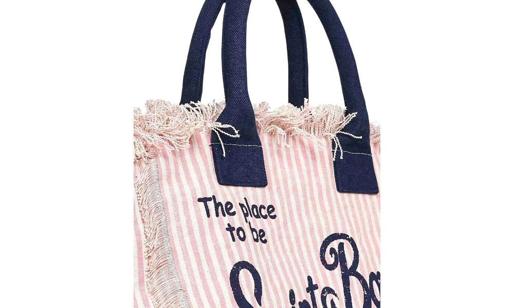 MC2 Saint Barth Pink Stripes Vanity Bag