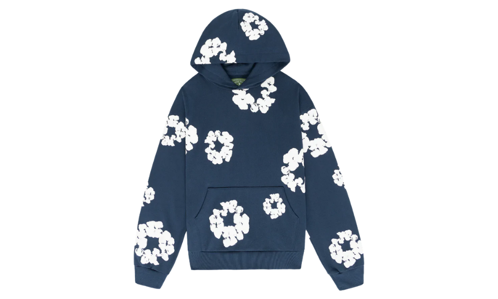 Denim Tears The Cotton Wreath Sweatshirt Navy