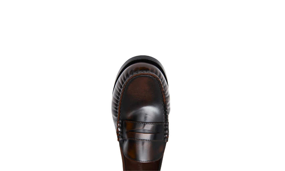 Alohas Rivet Brushed Coffee Brown mokasyny