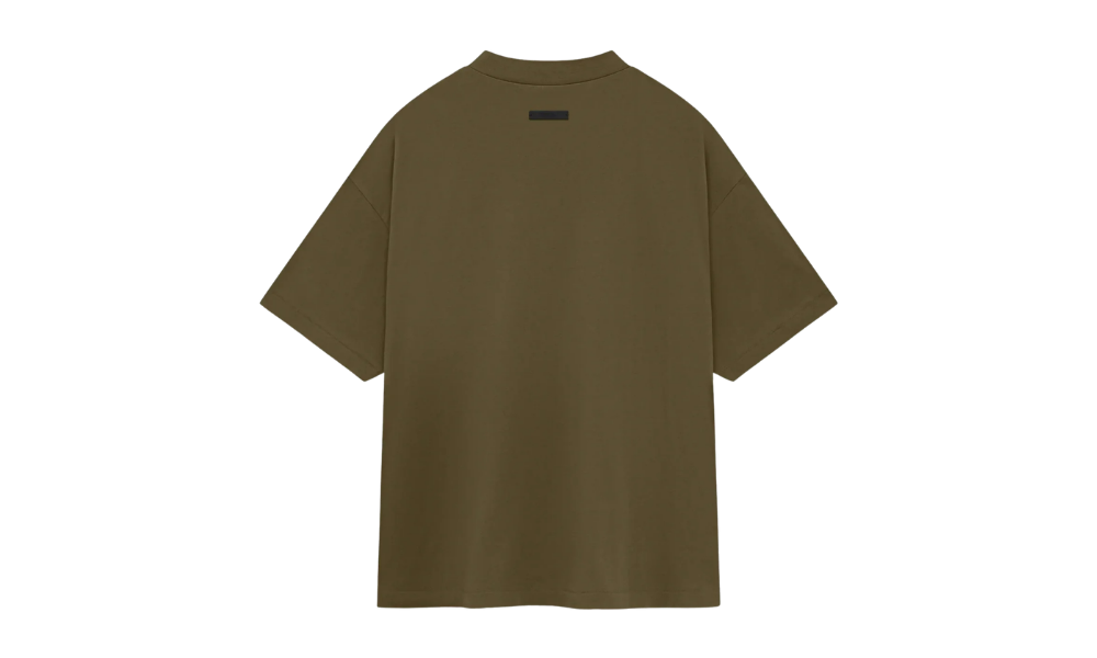 Fear of God Essentials Jersey Crewneck Tee Olive