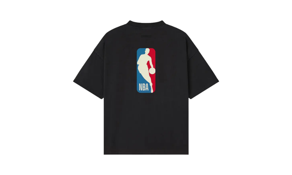 Fear of God Essentials x NBA 90s Black T-shirt