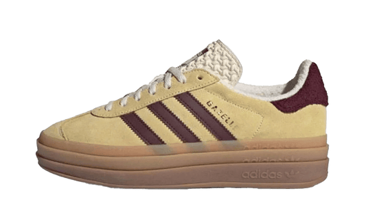 adidas Gazelle Bold Almost Yellow Maroon IF5937