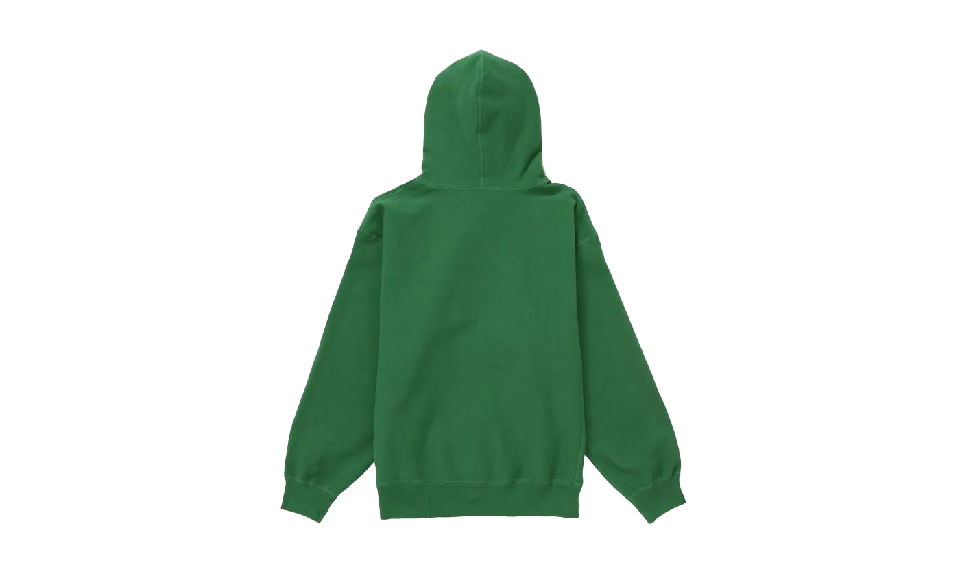 Supreme Box Logo Hooded Sweatshirt Green