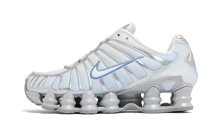 Nike Shox TL Metallic Platinum Blue Tint Secured Stuff