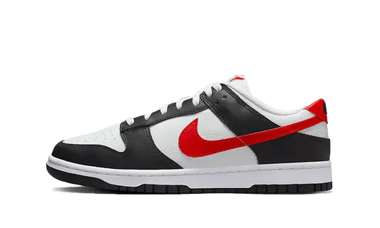 Nike Dunk Low Black White Red - Secured Stuff