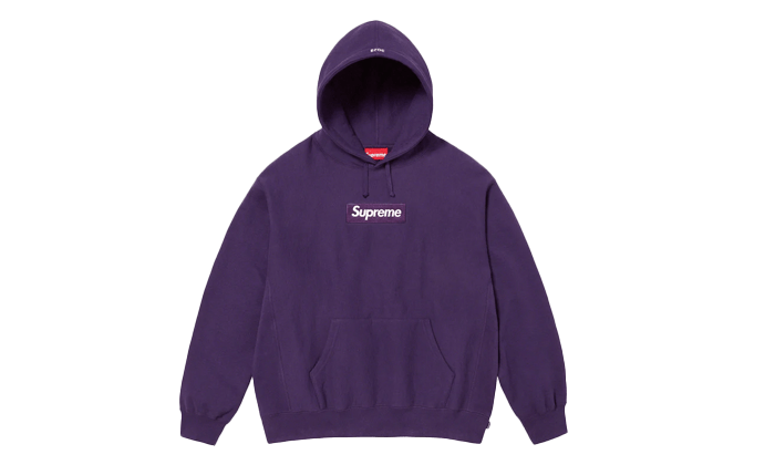 Box logo outlet purple