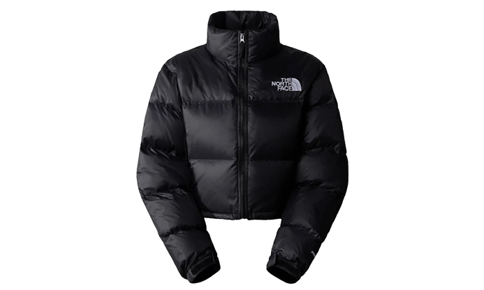 The North Face Womens Nuptse 700 Fill Short Jacket Black Damska