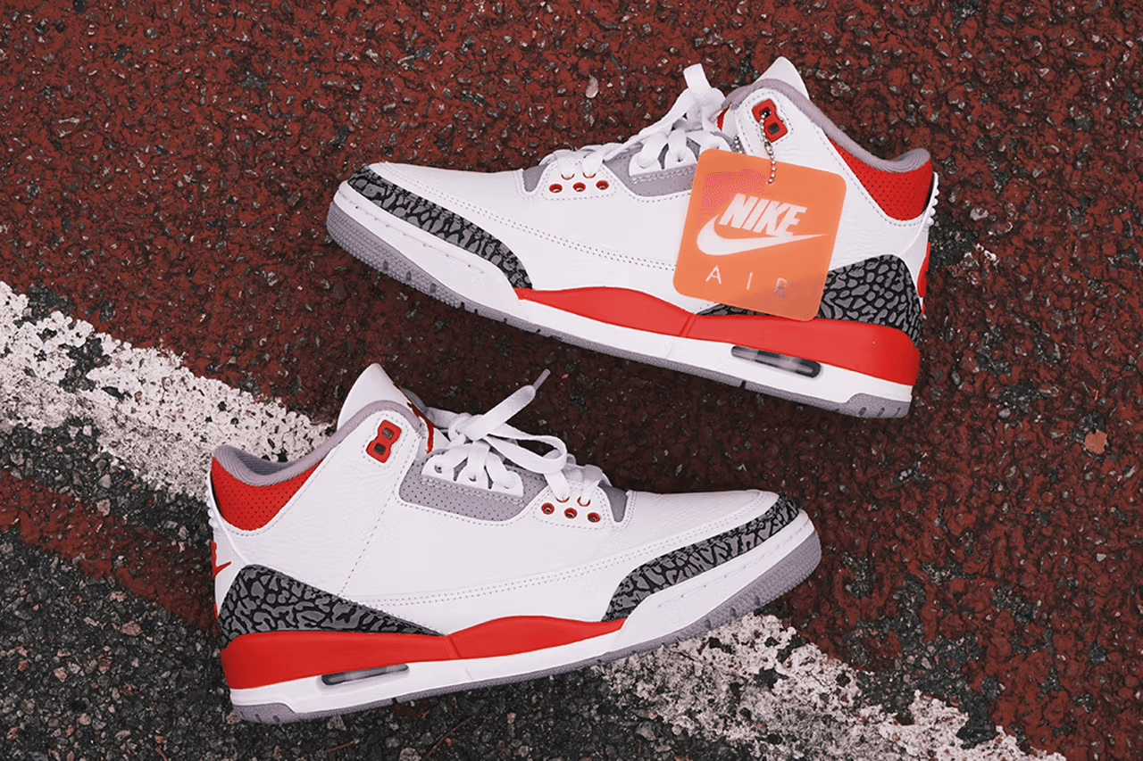 Jordan 3 fire red