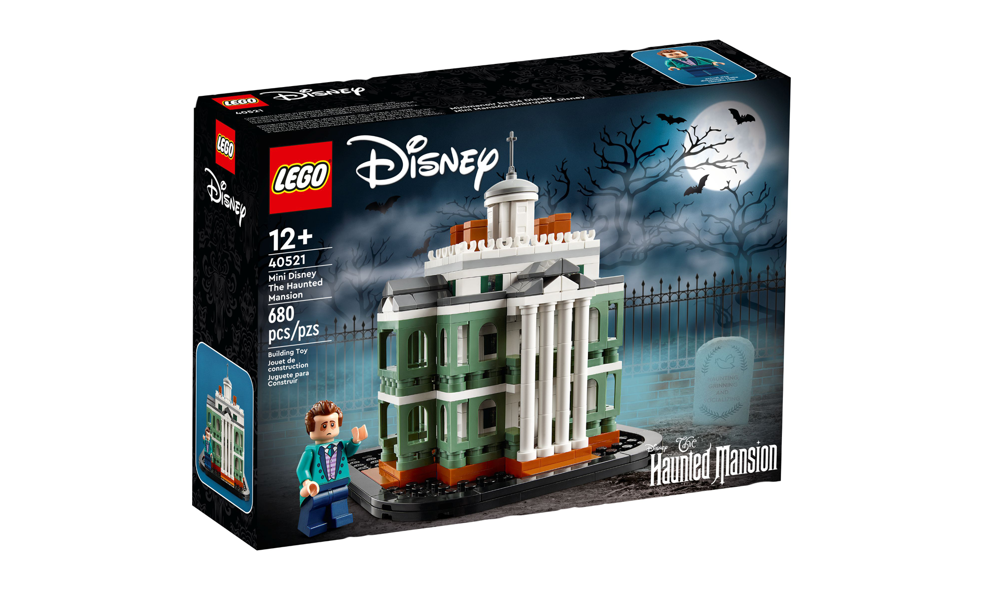 LEGO® 40521 Disney - Miniaturowa nawiedzona rezydencja Disneya