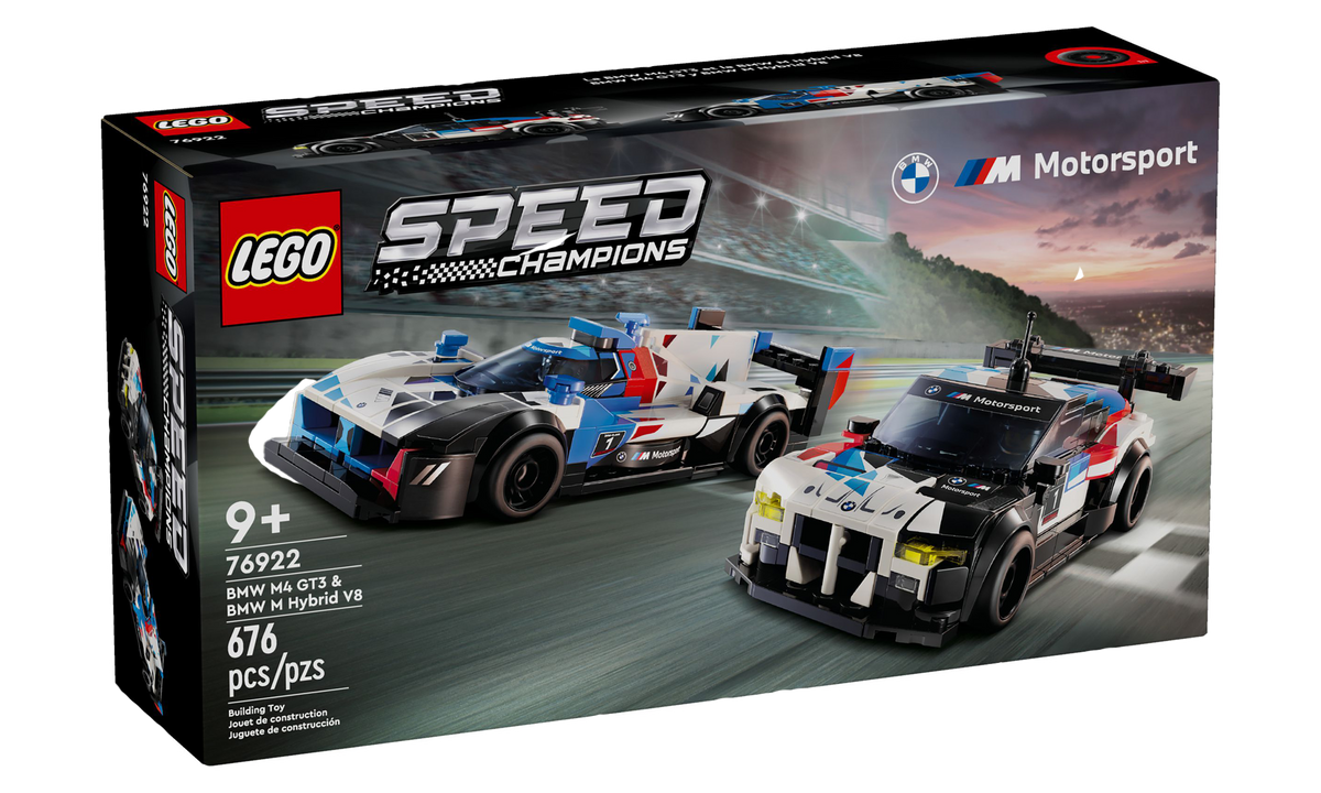 LEGO® 76922 Speed Champions - Samochody wyścigowe BMW M4 GT3 & BMW M Hybrid V8