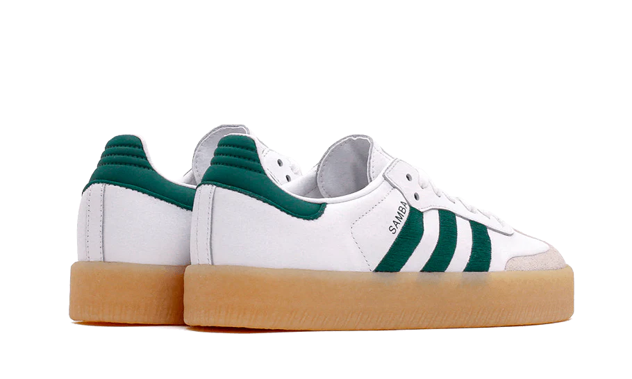 Adidas Samba White Collegiate Green Gum - Secured Stuff