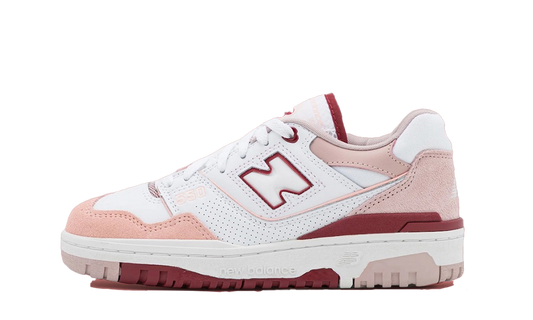 New Balance 550 White Scarlet