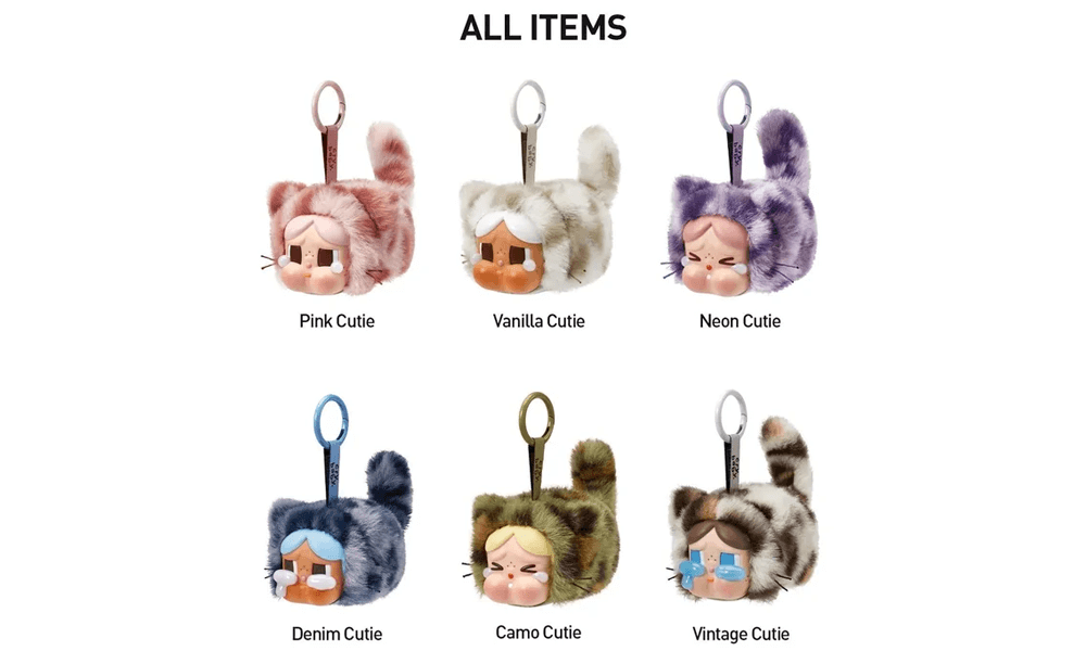 Pop Mart CRYBABY Wild but Cutie Series Vinyl Plush Pendant Single Blind Box