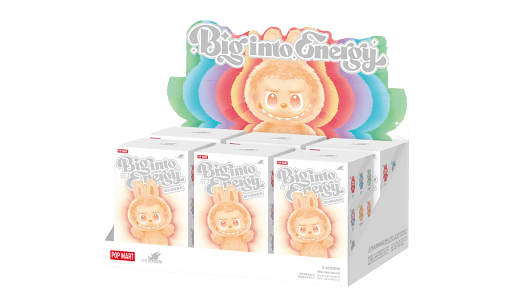 Pop Mart Labubu The Monsters Big into Energy Series Vinyl Plush Pendant Sealed Case