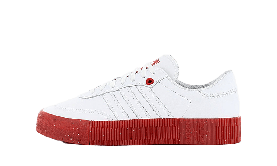 adidas Sambarose White Scarlet - Secured Stuff