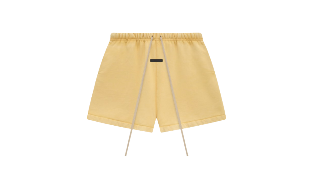 Fear of God Essentials Heavy Fleece Soccer Short Amber