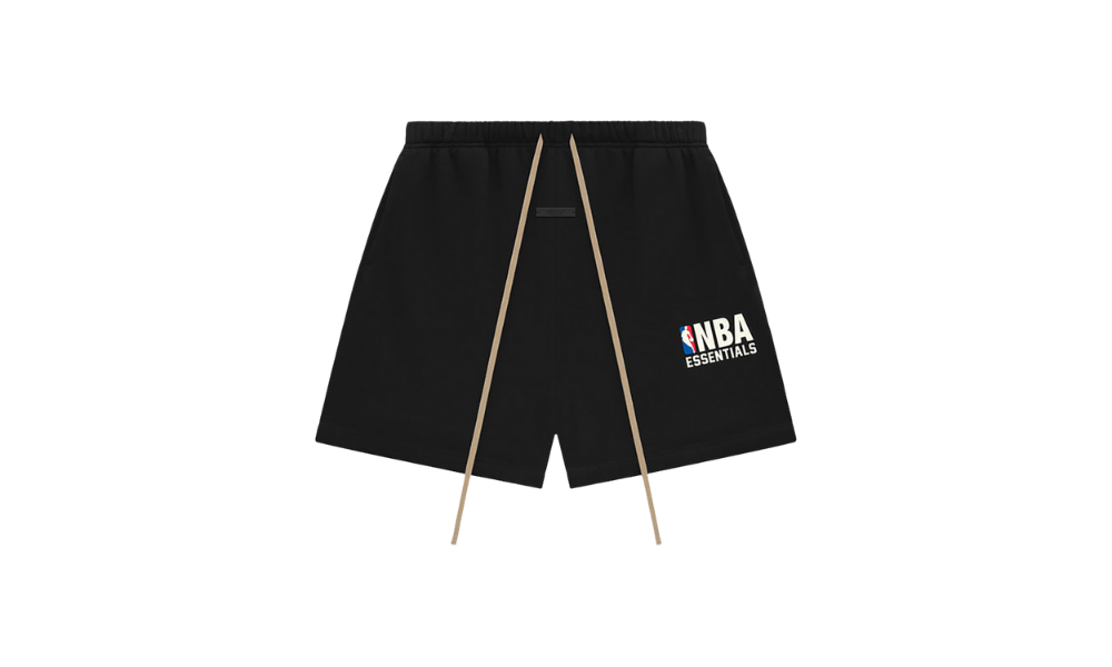 Fear of God Essentials x NBA Sweatshorts Black SS25