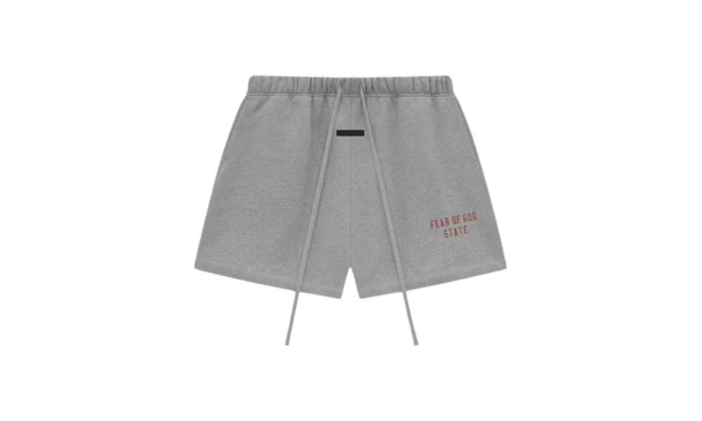 Fear of God Essentials Fleece Soccer Short Dark Heather