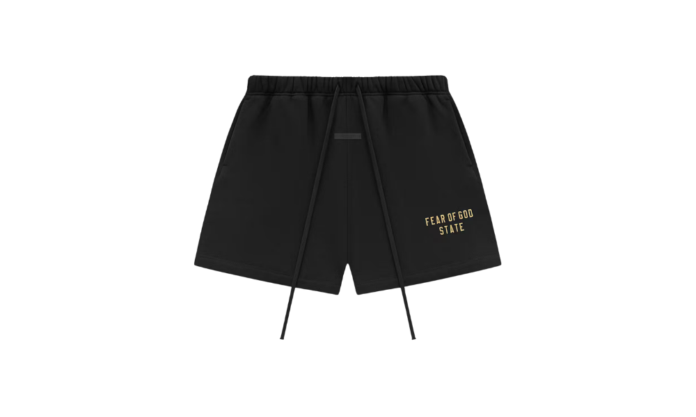 Fear of God Essentials Fleece Soccer Short Black