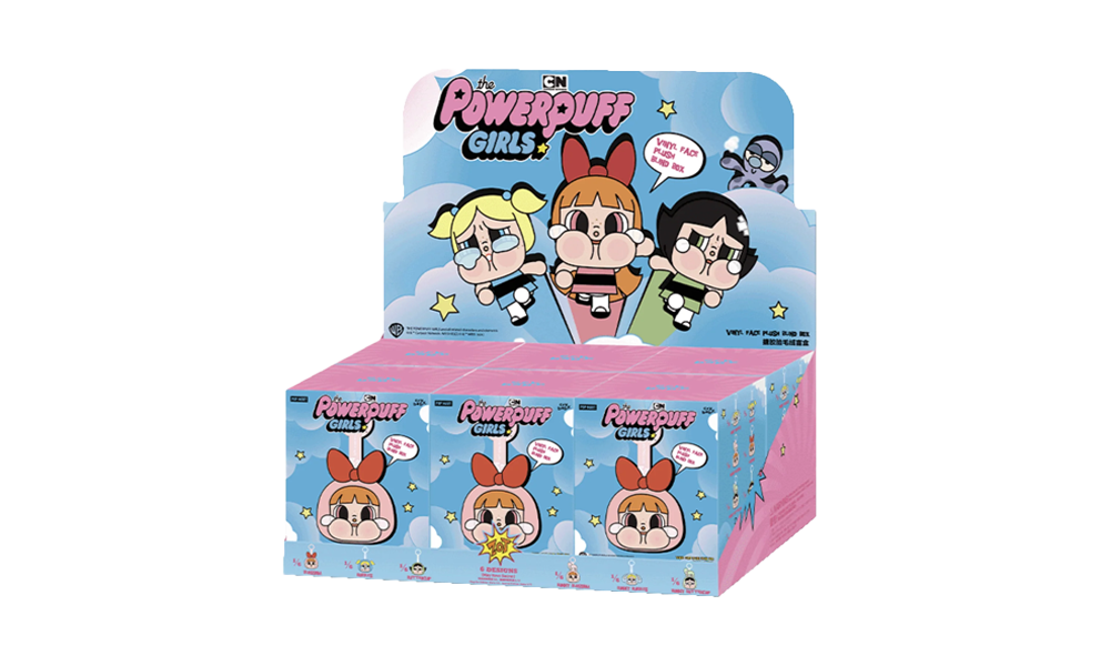 Pop Mart CryBaby x Powerpuff Girls Series Vinyl Face Plush Sealed Case 