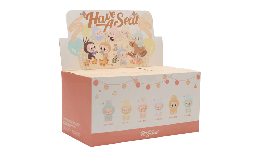 Pop Mart Labubu The Monsters Have a Seat Vinyl Plush Sealed Case