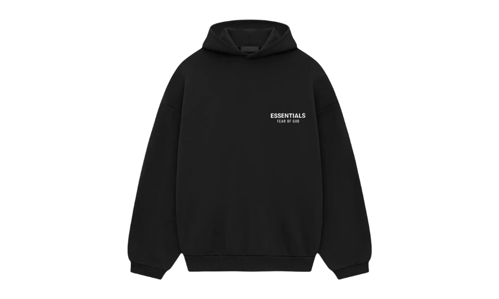 Fear of God Essentials Fleece Hoodie (FW24) Black
