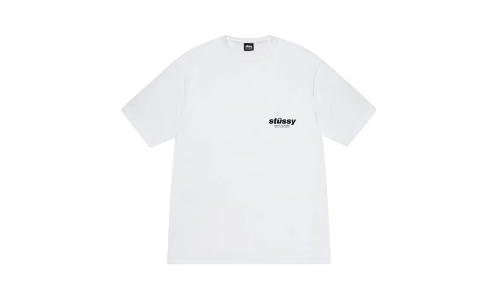 Stussy Rollers Tee White