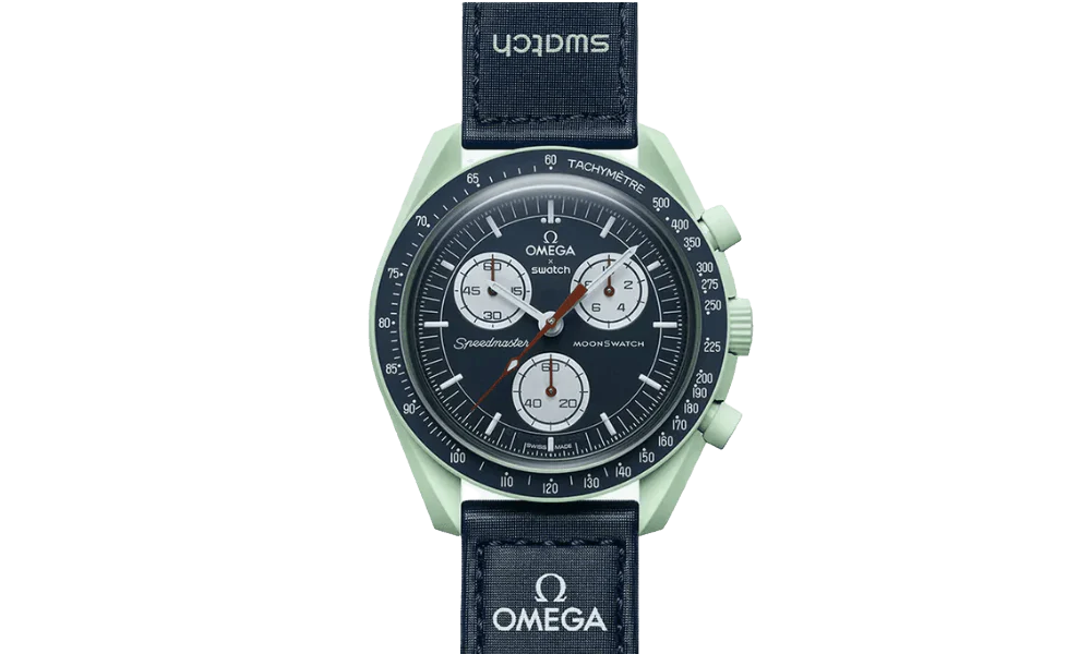 Swatch x Omega Bioceramic Moonswatch Mission to Earth