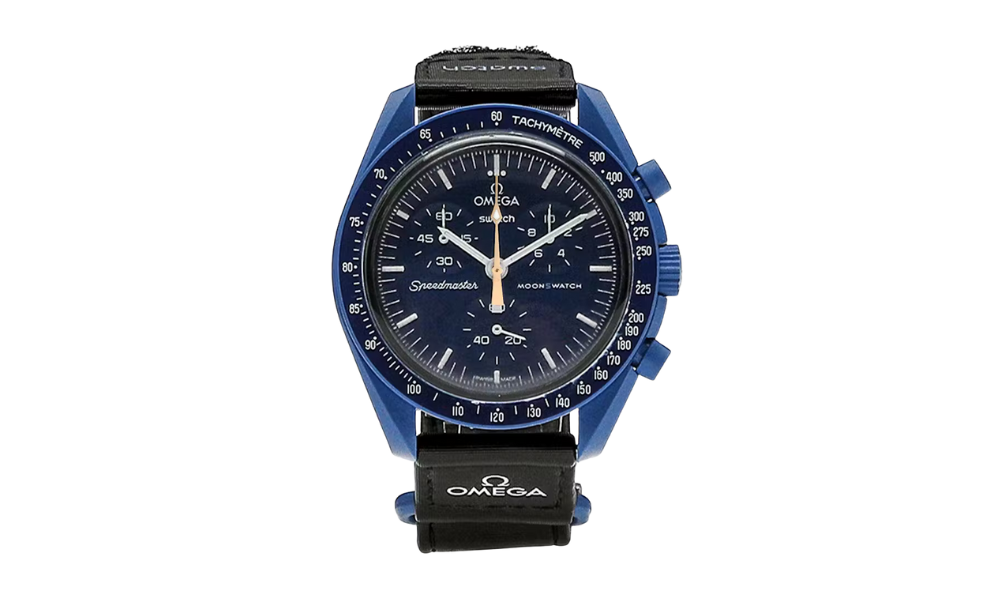 Swatch x Omega Bioceramic Moonswatch Mission to Neptune Moonshine Gold