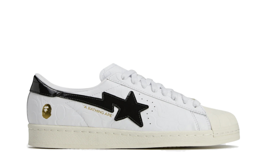 adidas Superstar Vintage Bape White Black
