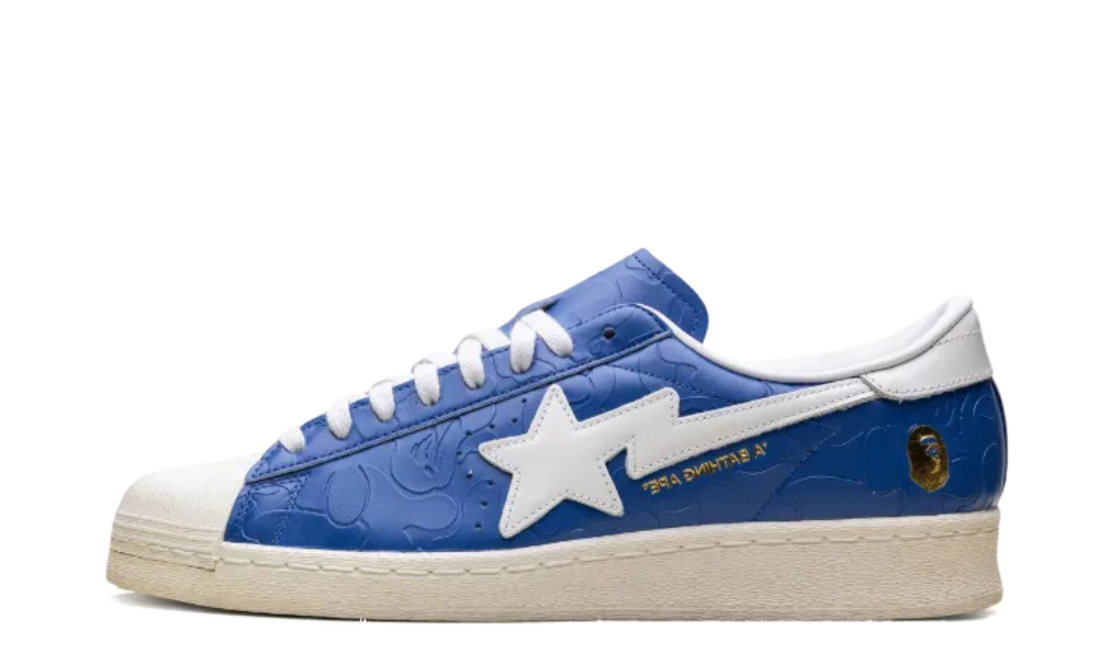 adidas Superstar Vintage Bape Blue White