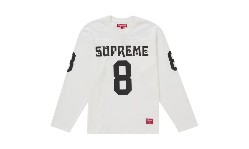 Supreme Affiliated L/S Football Top White – Secured Stuff