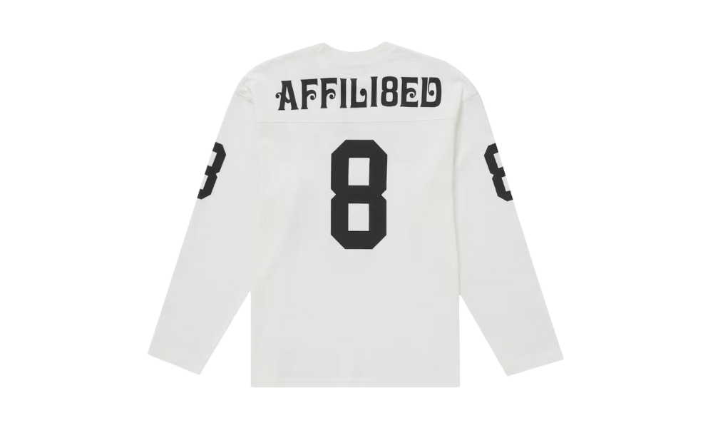 Supreme Affiliated L/S Football Top White – Secured Stuff Supreme Affiliated L/S Football Top White – Secured Stuff