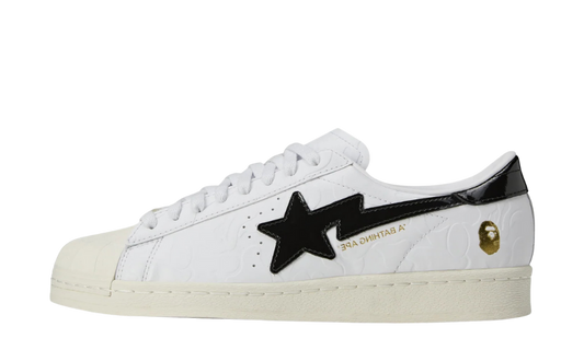 adidas Superstar Vintage Bape White Black
