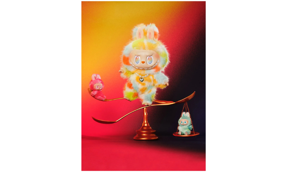 Pop Mart Labubu The Monsters Big into Energy Series Rock The Universe Vinyl Plush Doll