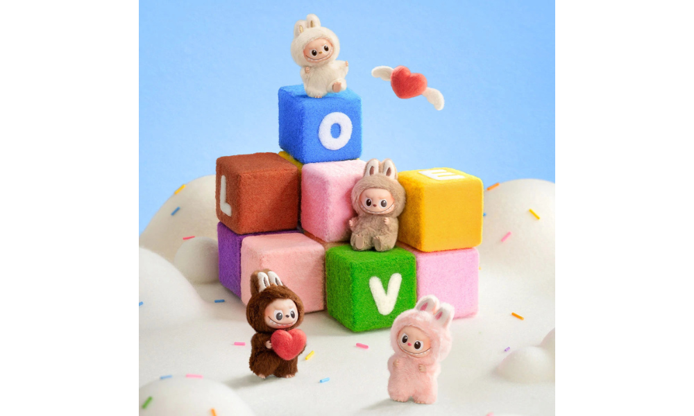 Pop Mart Labubu The Monsters Pin for Love Series Vinyl Plush Pendant (N-Z) Single Blind Box