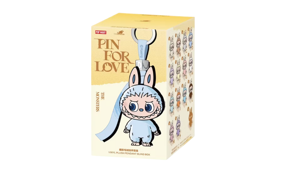 Pop Mart Labubu The Monsters Pin for Love Series Vinyl Plush Pendant (A-M) Single Blind Box