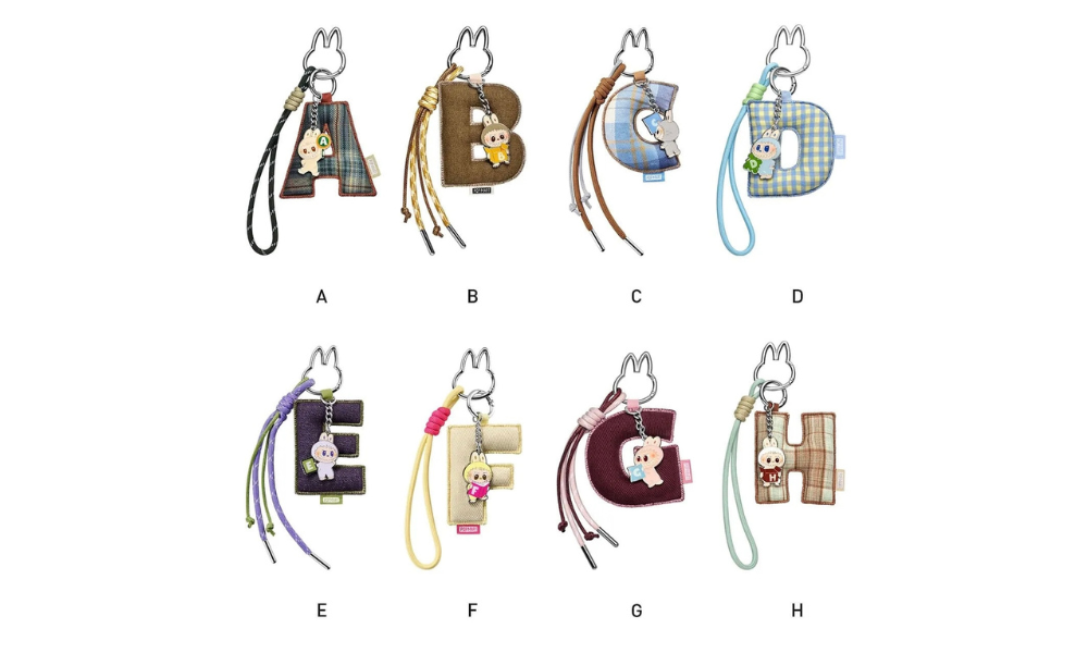 Pop Mart Labubu The Monsters Pin for Love Series Letter Pendant (A-M) Single Blind Box