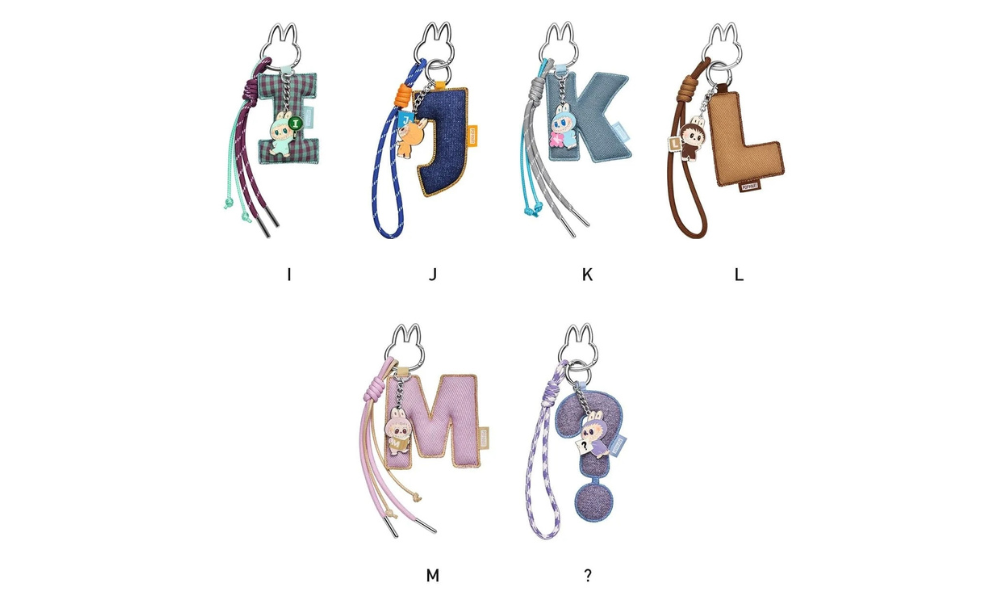 Pop Mart Labubu The Monsters Pin for Love Series Letter Pendant (A-M) Single Blind Box