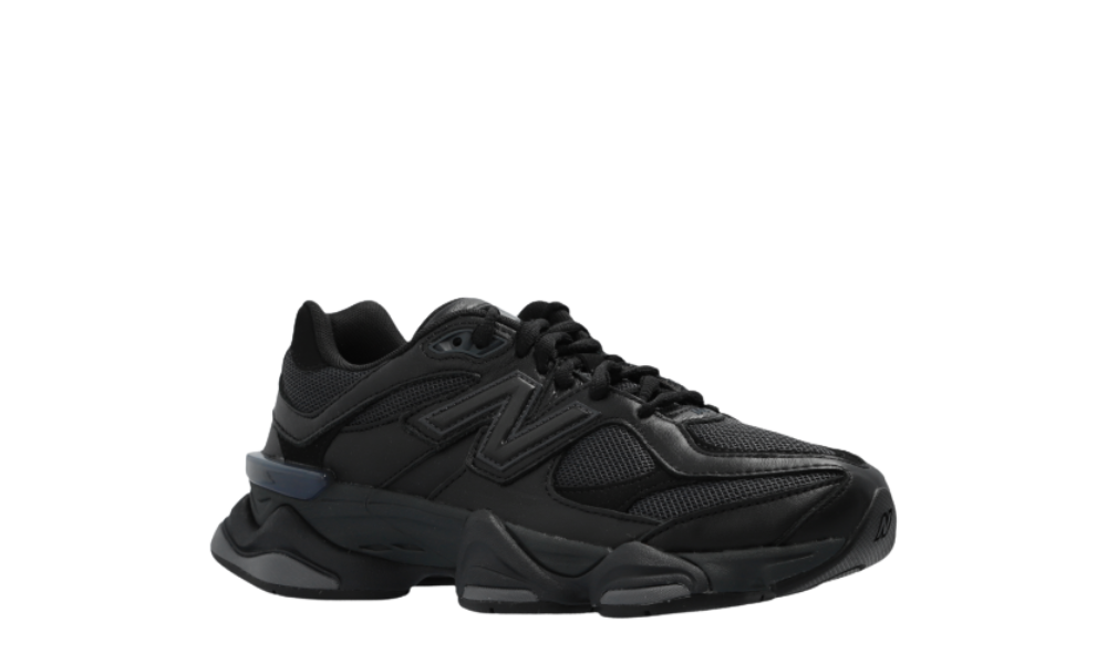 New Balance 9060 Triple Black Leather